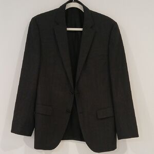 BOSS Hugo Boss Classic Men's Dark Gray Two-Button Blazer Size 38S
